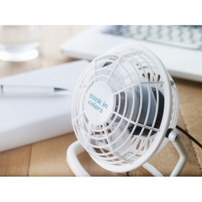 Ventilador con cable USB publicitario